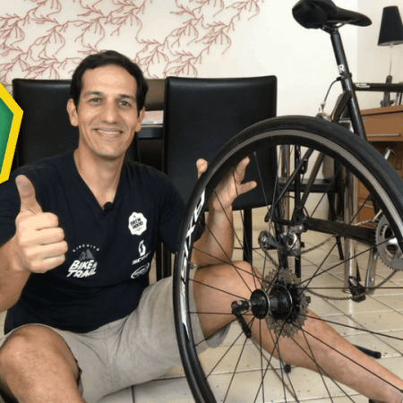 como trocar o pneu da bicicleta