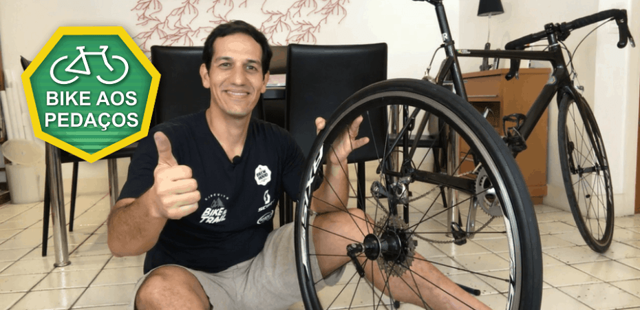 como trocar o pneu da bicicleta