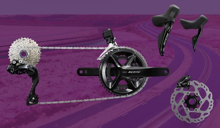 SHIMANO 105 di2 左シフター Shimano 105 Di2 12v é oficialmente divulgado completo pela gigante