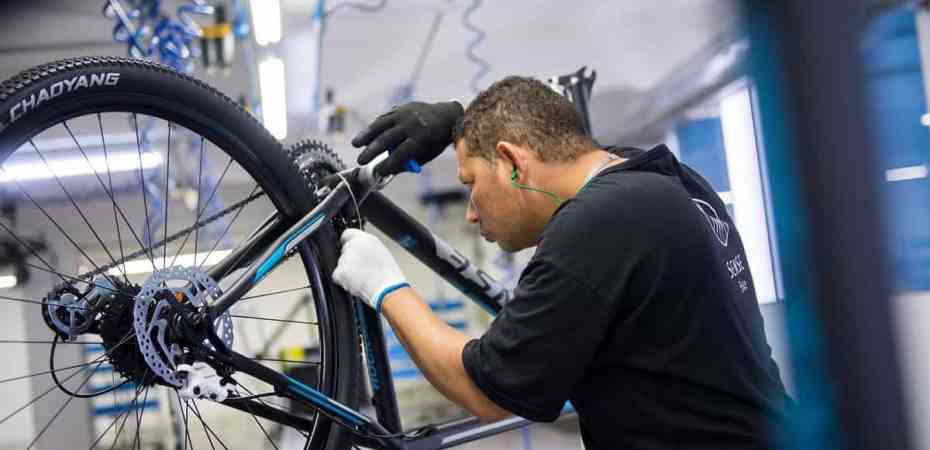 Produção de bicicletas