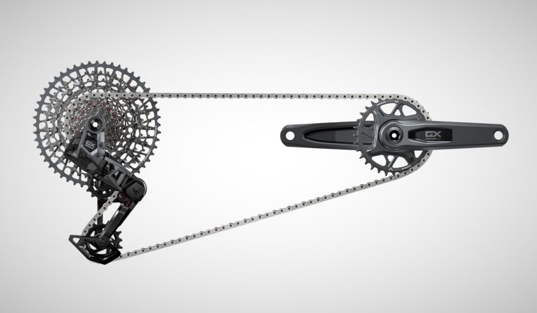 Nova transmissão SRAM GX Eagle AXS T-Type sem gancheira – Bike aos